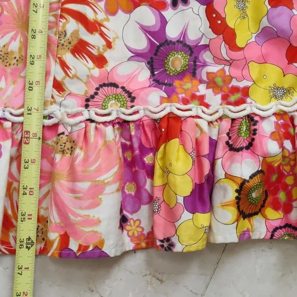 Vintage Liberty Circle Retro Psychedelic Shift Dress from the 1960s 🌺 - Picture 12 of 17